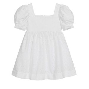 LAPIN HOUSE WHITE BRODERIE ANGLAISE Eyelet DRESS 2 Y
